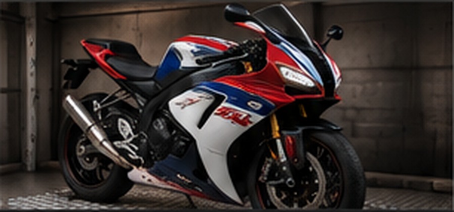 Motorbike ready for collection and delivery